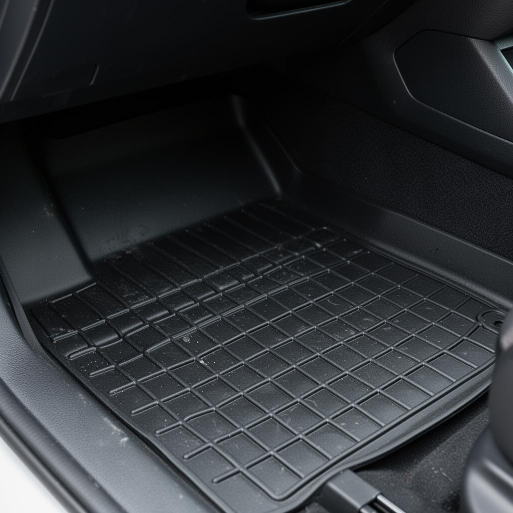 Moquette de voiture nettoyée après une journée à la plage